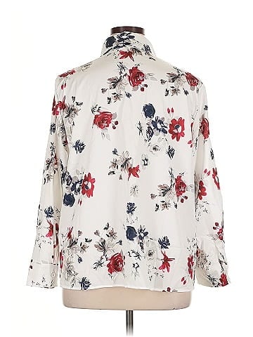 Shein Curve 3/4 Sleeve Blouse (view 2)