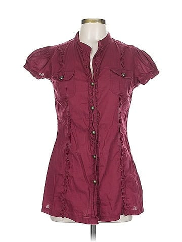 Eyeshadow Short Sleeve Blouse (view 1)