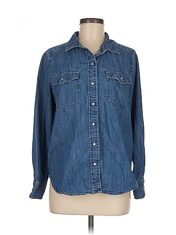 Free Assembly Long Sleeve Button-Down Shirt (view 1)