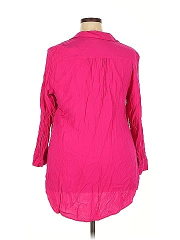 INC International Concepts 3/4 Sleeve Button-Down Shirt (view 2)