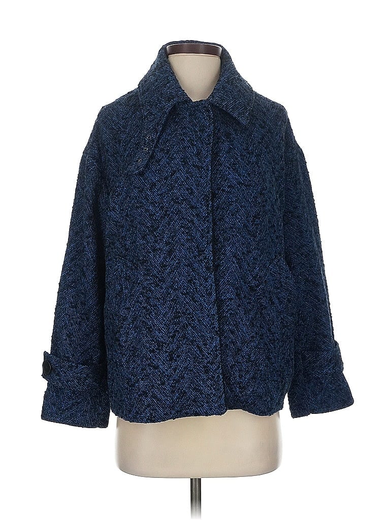 Pre-owned Banana Republic Coat In Blue