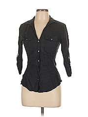 James Perse 3/4 Sleeve Button Down Shirt