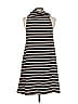 Socialite Stripes Gray Casual Dress Size S - photo 2