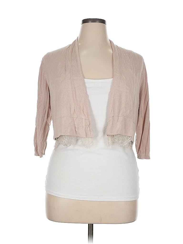 Pre-owned Tommy Hilfiger Cardigan Sweater In Brown