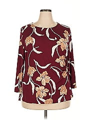 Liz Claiborne Career 3/4 Sleeve T Shirt