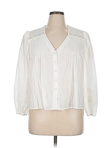 Reformation 3/4 Sleeve Blouse (view 1)