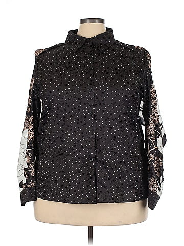 Shein Curve Long Sleeve Blouse (view 1)