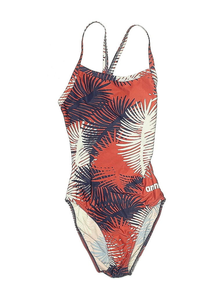 Pre-owned Arena One Piece Swimsuit In Red