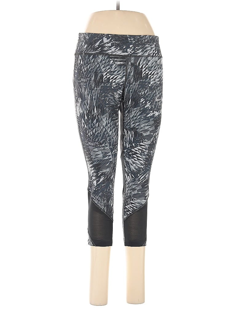 Pre-owned Nike Active Pants In Silver