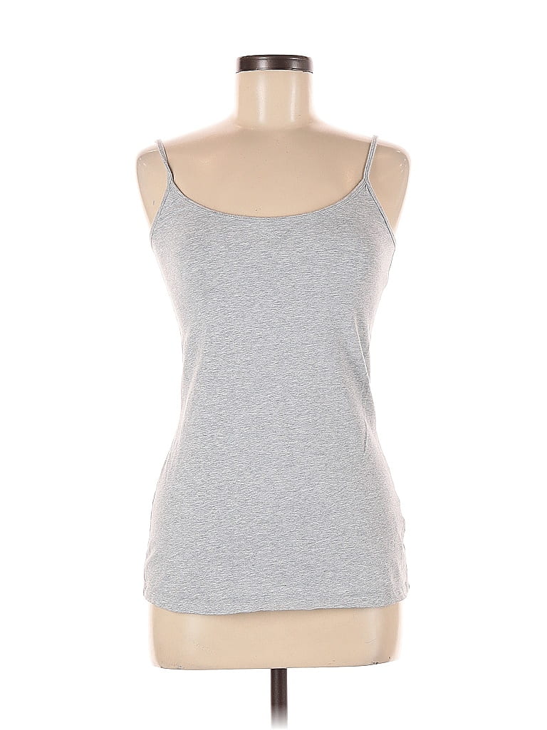 Pre-owned Amazon Essentials Tank Top Gray Strapless Neckline Tops