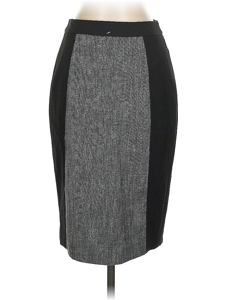 Pre-owned Halogen Formal Skirt In Gray