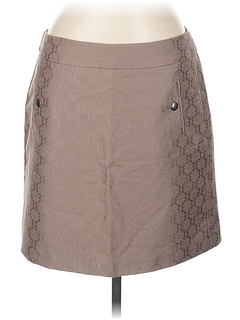 Pre-owned Ann Taylor Loft Outlet Casual Skirt In Brown