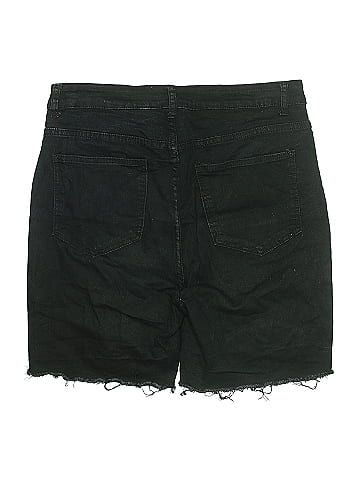 Shein Curve Denim Shorts (view 2)