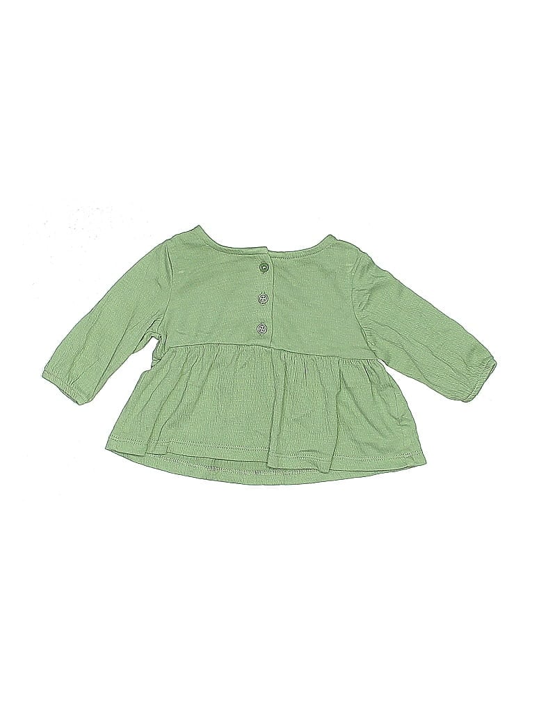 Click to view more detailed imagery on our partner's website Pre-owned Carter's Babies' 3/4 Sleeve Blouse In Green