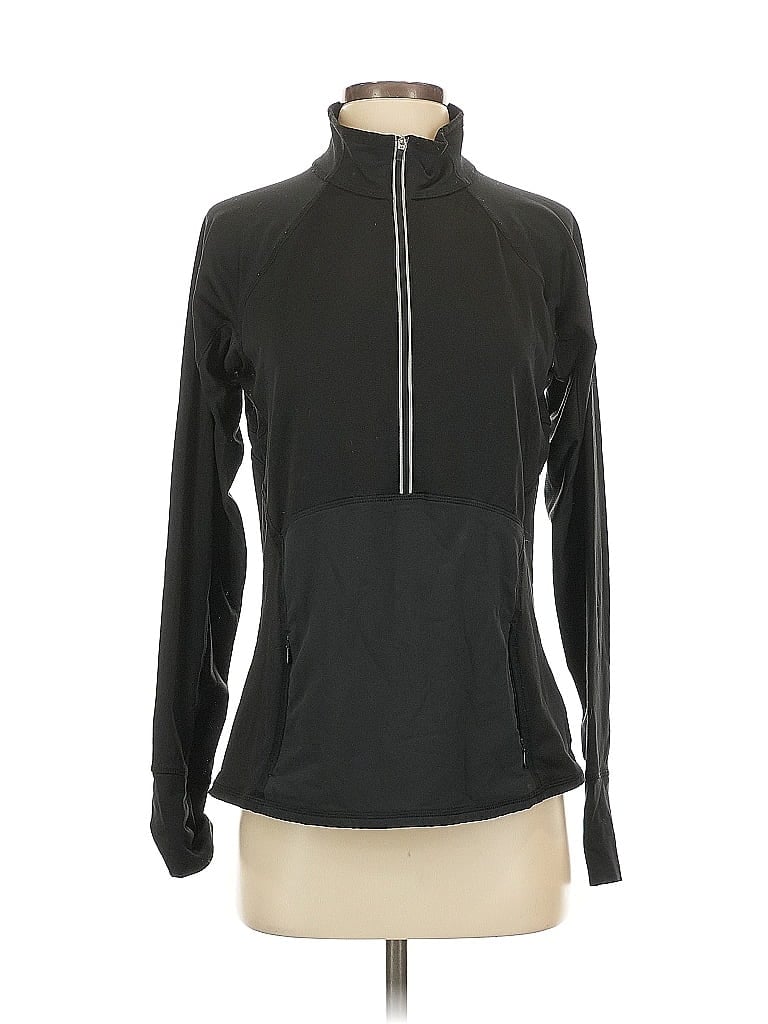 Click to view more detailed imagery on our partner's website Pre-owned Athleta Track Jacket In Black