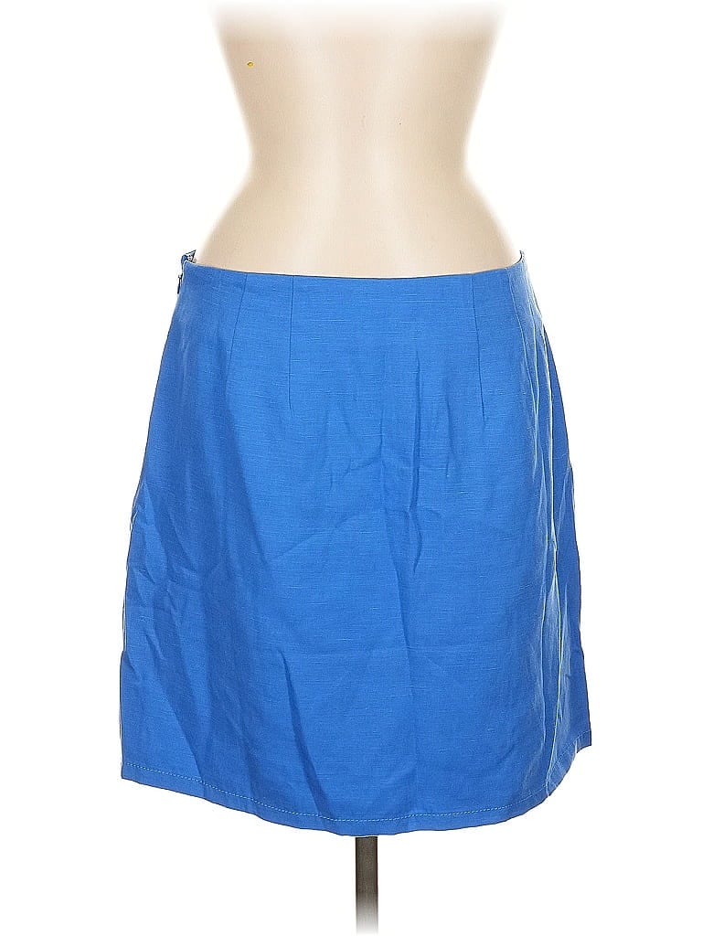Pre-owned Ann Taylor Loft Casual Skirt In Blue