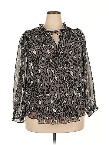 Bar III 3/4 Sleeve Blouse (view 1)