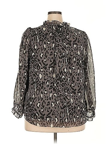 Bar III 3/4 Sleeve Blouse (view 2)