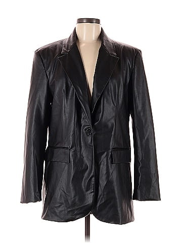 Zara Faux Leather Jacket (view 1)