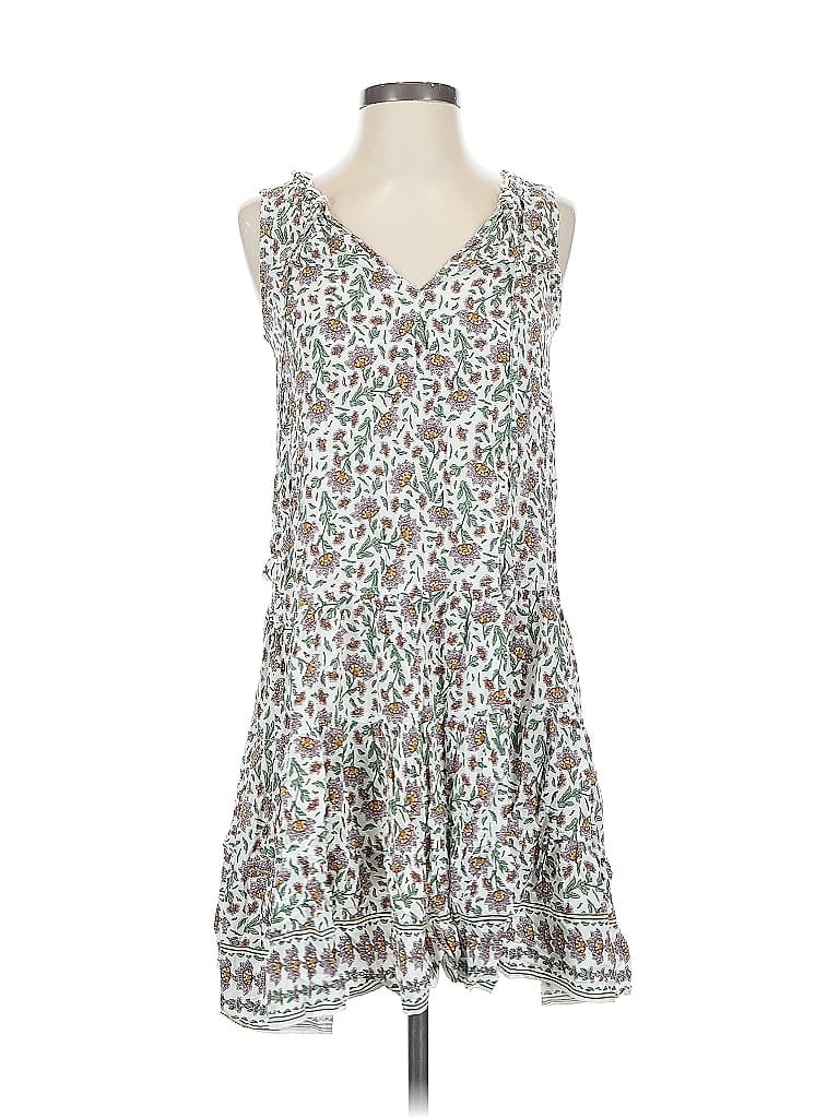 Pre-owned Max Studio Casual Dress In White