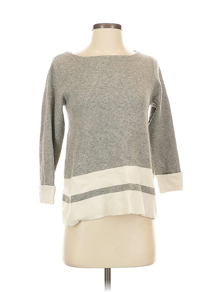 Pre-owned Max Studio Pullover Sweater In Gray