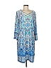 Ruby Rd. Paisley Blue Casual Dress Size M - photo 1