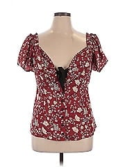 Unique Vintage Short Sleeve Blouse