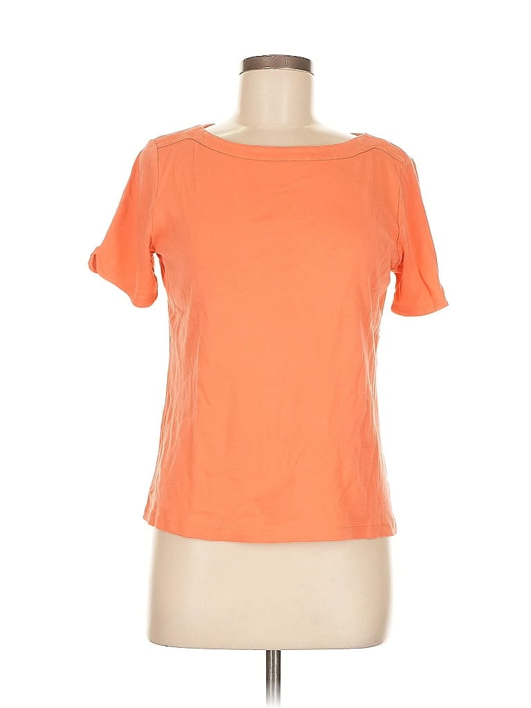 Click to view more detailed imagery on our partner's website Pre-owned Chico's Short Sleeve T-shirt In Orange
