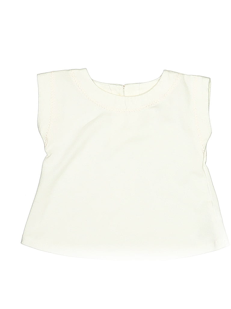 Pre-owned Unbranded Babies' Sleeveless Blouse In White