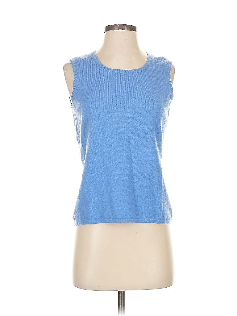 Pre-owned Talbots Sweater Vest In Blue