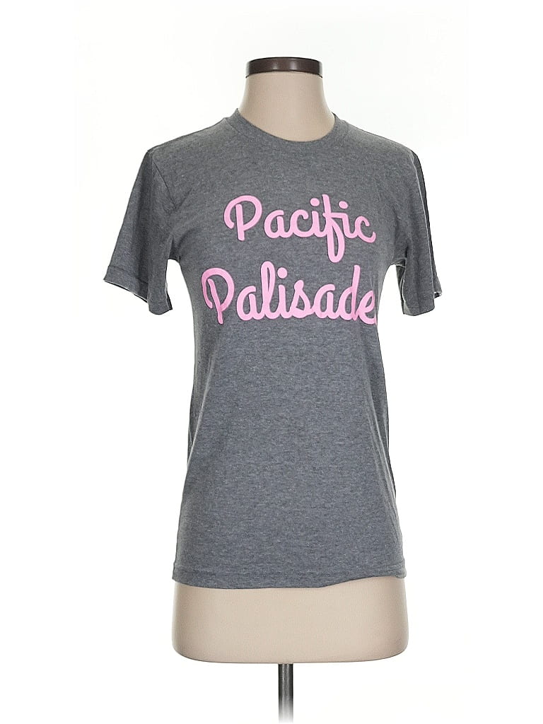 Pre-owned Jet John Eshaya Short Sleeve T-shirt In Gray