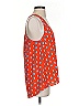 Current Affair Orange Sleeveless Blouse Size S - photo 4