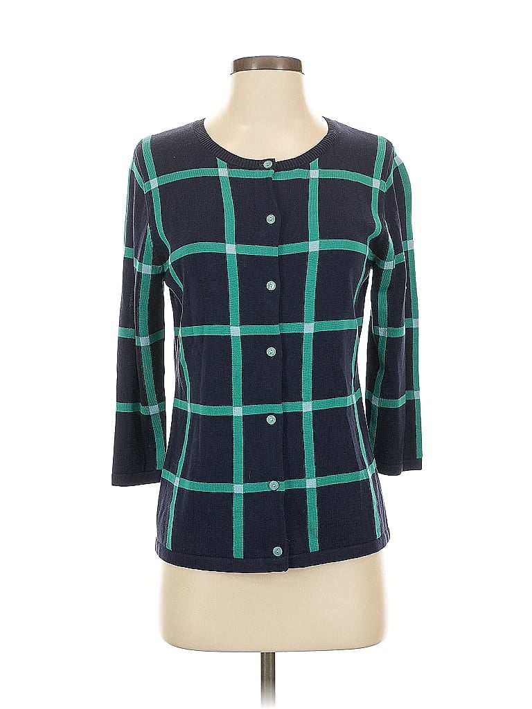 Pre-owned Coldwater Creek Cardigan Sweater In Blue