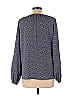 MICHAEL Michael Kors Blue Long Sleeve Blouse Size L - photo 2