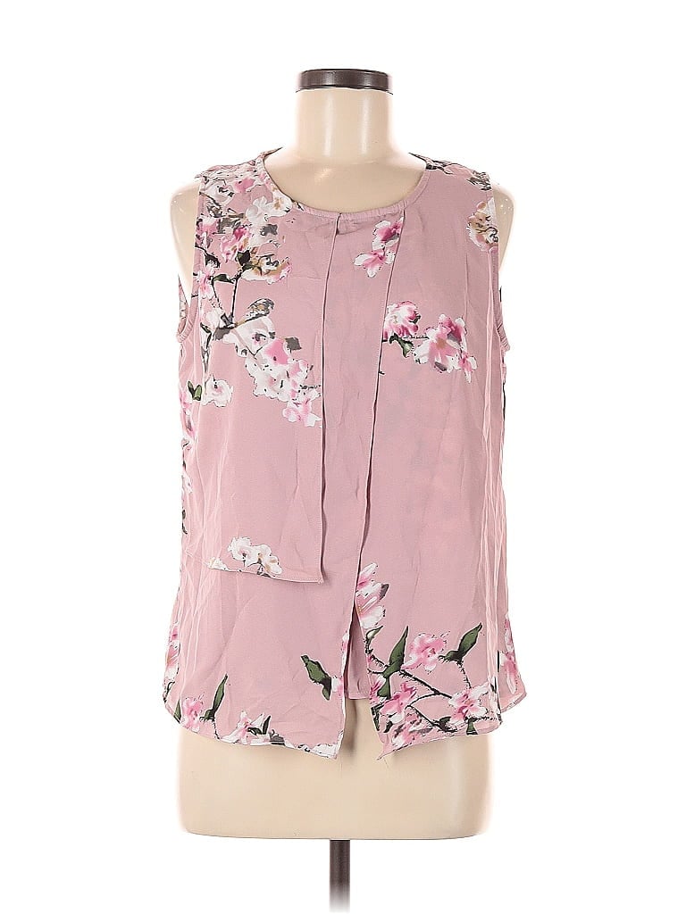 Pre-owned Jennifer & Grace Sleeveless Blouse In Pink