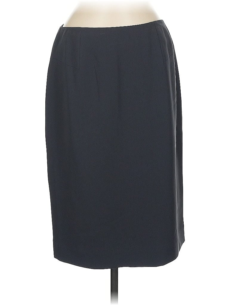 Pre-owned Jones New York Formal Skirt In Gray