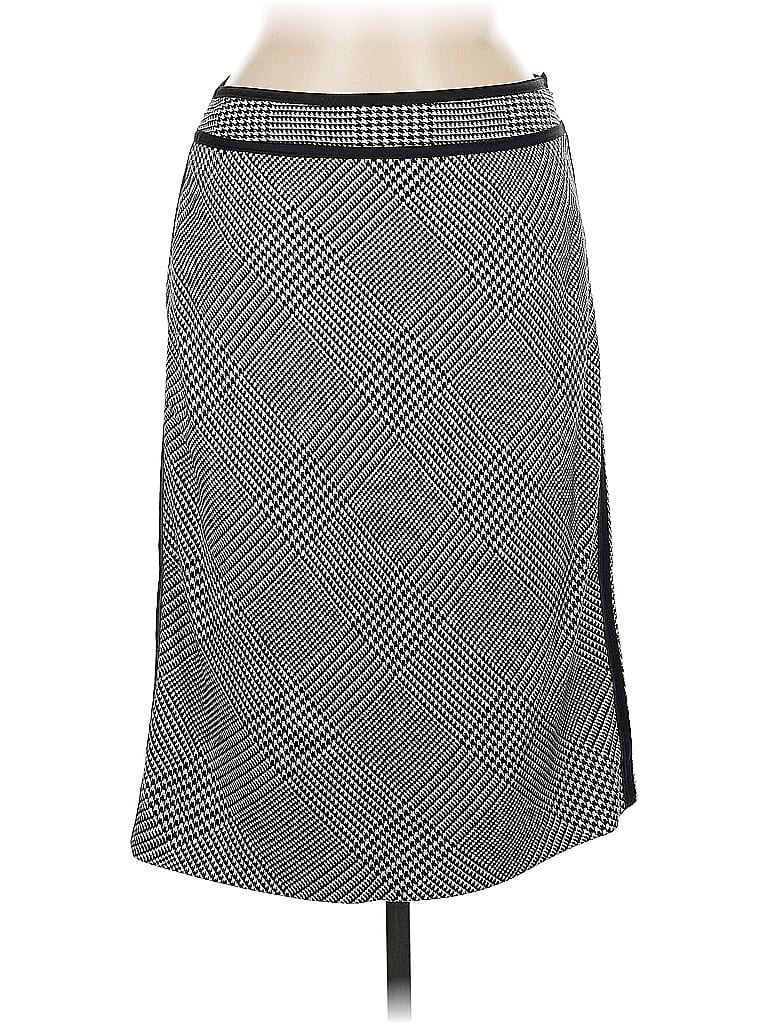 Pre-owned White House Black Market Casual Skirt In Gray