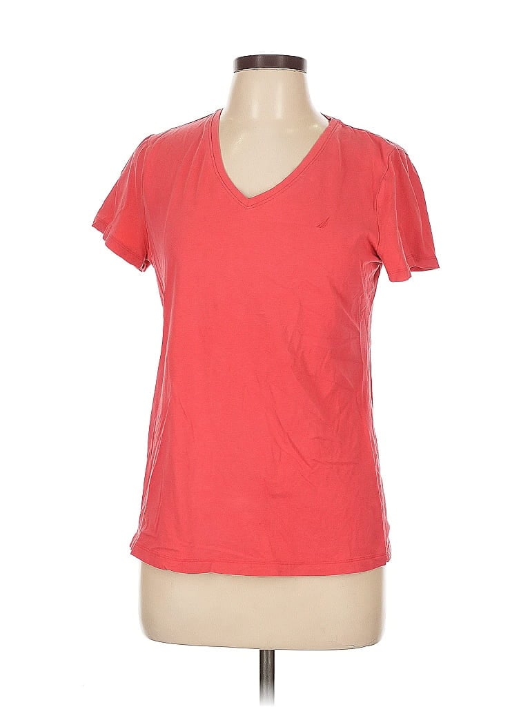 Click to view more detailed imagery on our partner's website Pre-owned Nautica Short Sleeve T-shirt In Red