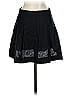 Kourt Solid Black Casual Skirt Size 2 - photo 2