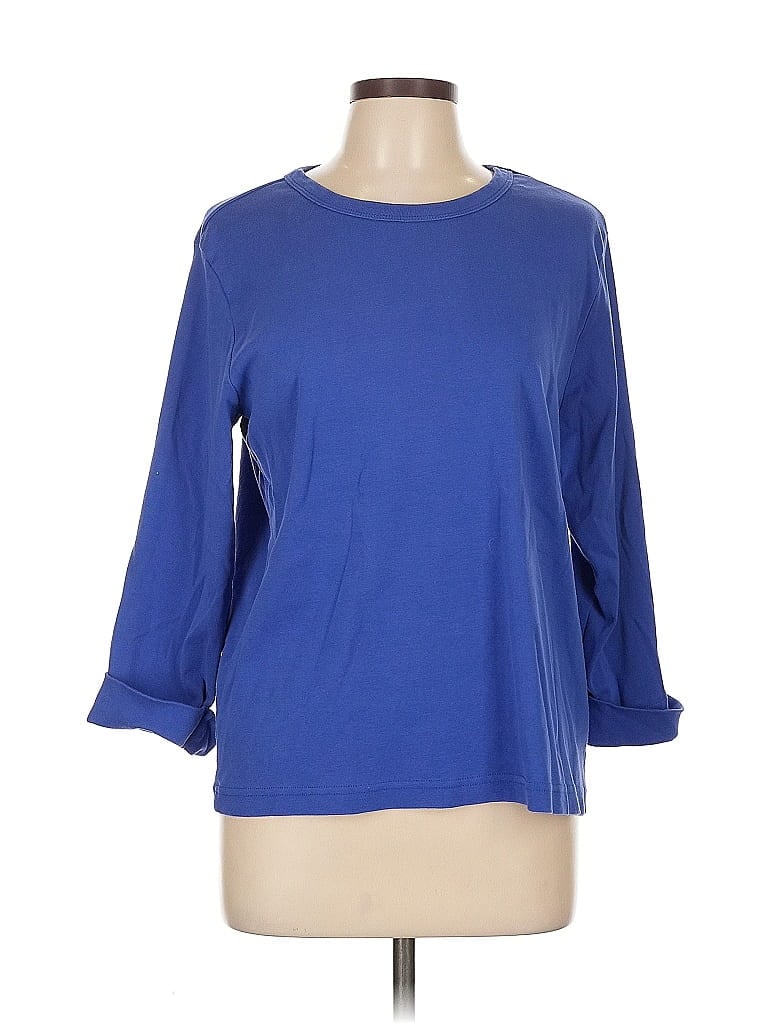 Pre-owned Orvis 3/4 Sleeve T-shirt In Blue