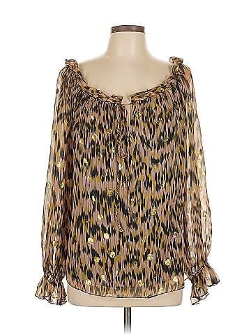 an original MILLY of New York Long Sleeve Silk Top (view 1)