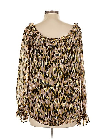 an original MILLY of New York Long Sleeve Silk Top (view 2)