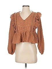 Easel 3/4 Sleeve Blouse