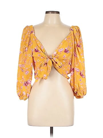 Chelsea And Walker 3/4 Sleeve Silk Top (view 1)