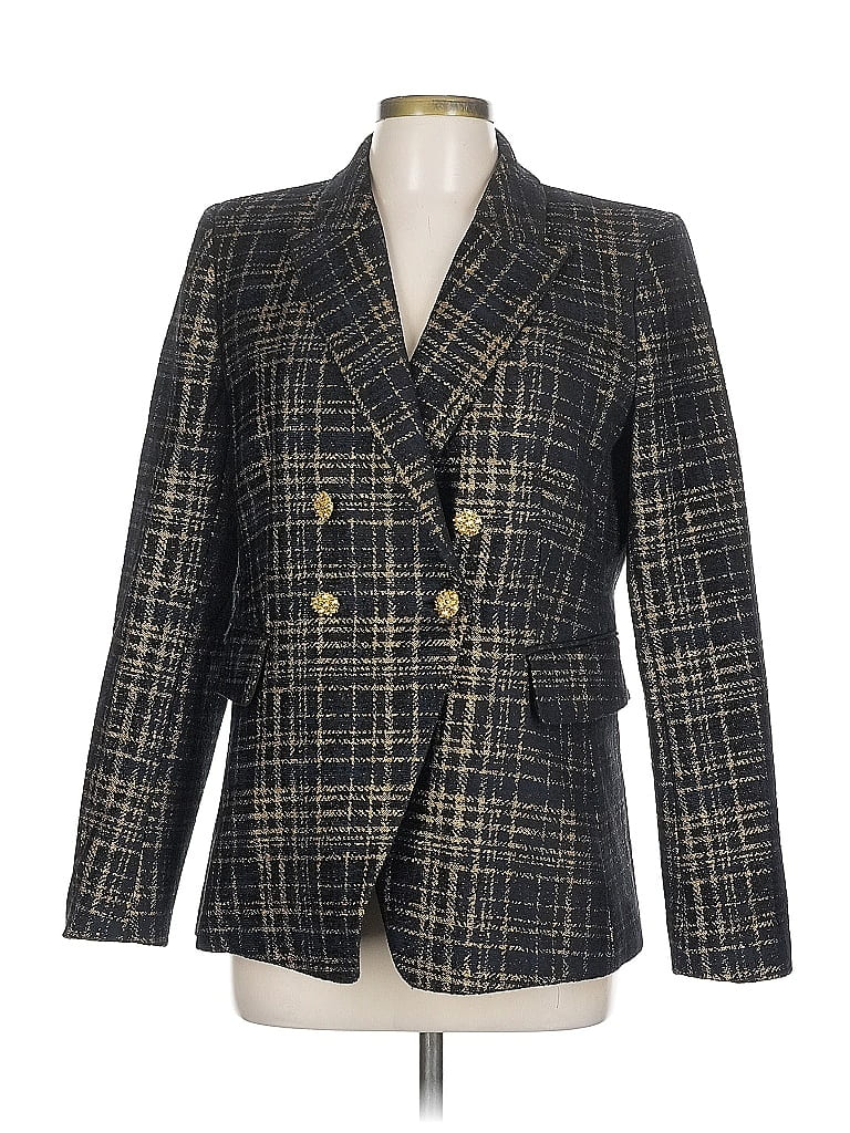 Pre-owned Elie Tahari Blazer Jacket In Gold