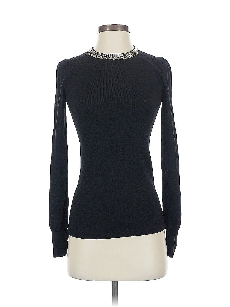 Click to view more detailed imagery on our partner's website Pre-owned Zara Long Sleeve Top Black Turtleneck Tops