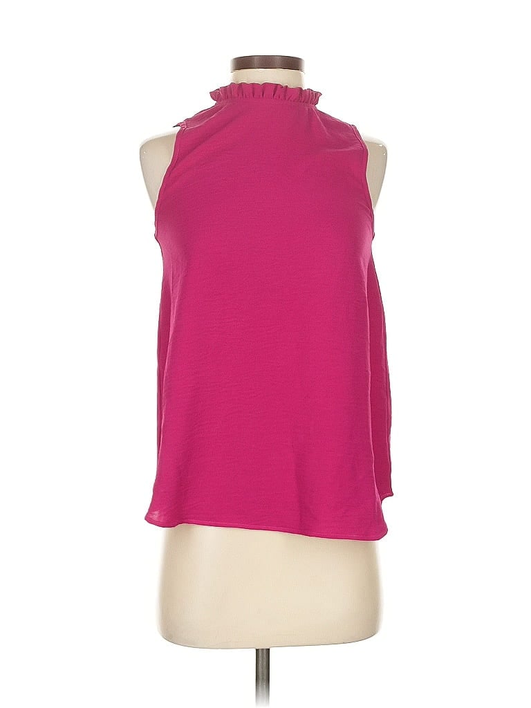 Pre-owned Assorted Brands Sleeveless Blouse In Pink