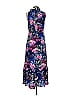 Sam Edelman 100% Polyester Tropical Blue Cocktail Dress Size 2 - photo 2