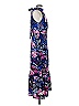 Sam Edelman 100% Polyester Tropical Blue Cocktail Dress Size 2 - photo 4