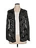 Dana Buchman Silver Cardigan Size 0X - photo 1